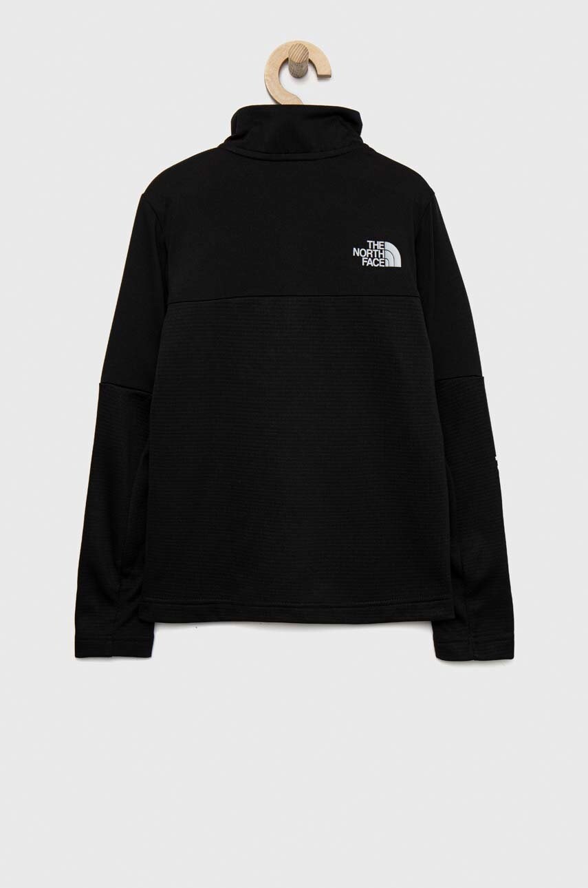 

Дитяча кофта The North Face колір чорний однотонна