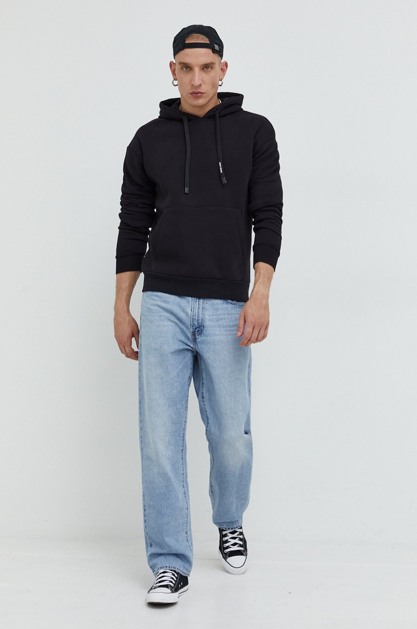 

Кофта Jack & Jones мужская цвет чёрный однотонная