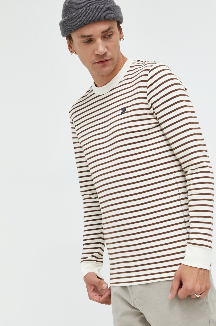 Tom tailor longsleeve barbati, culoarea bej, modelator