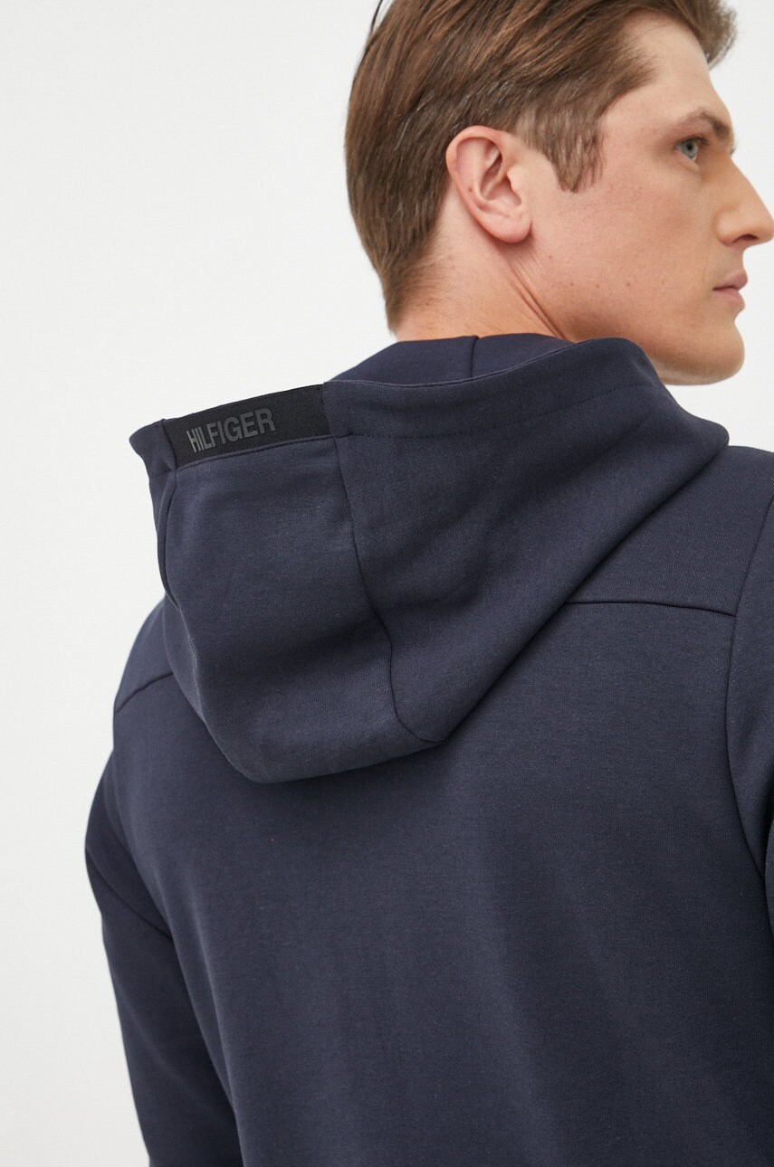 

Суичър Tommy Hilfiger в тъмносиньо с изчистен дизайн, Тъмносин