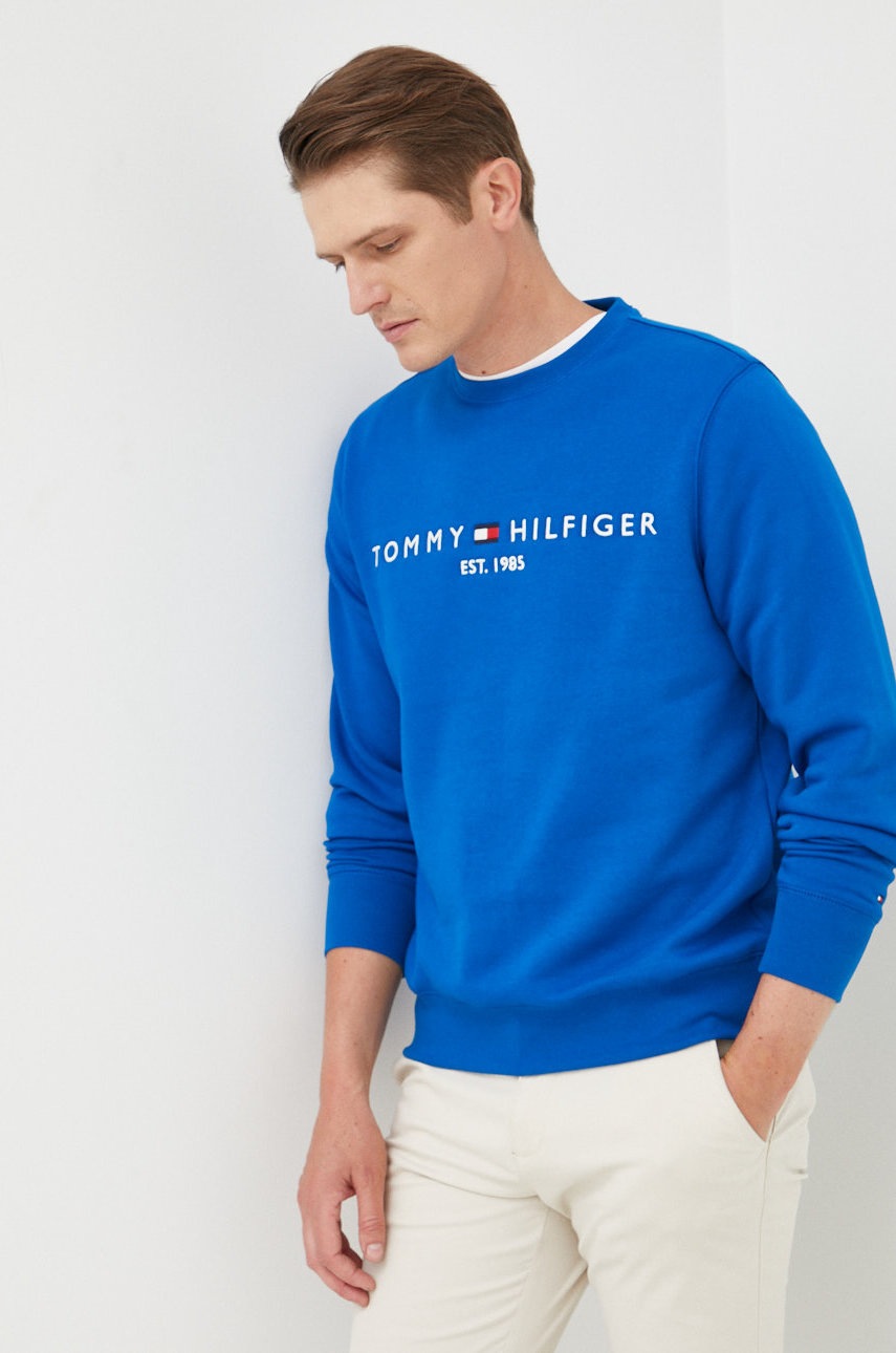 

Суичър Tommy Hilfiger с апликация, Син