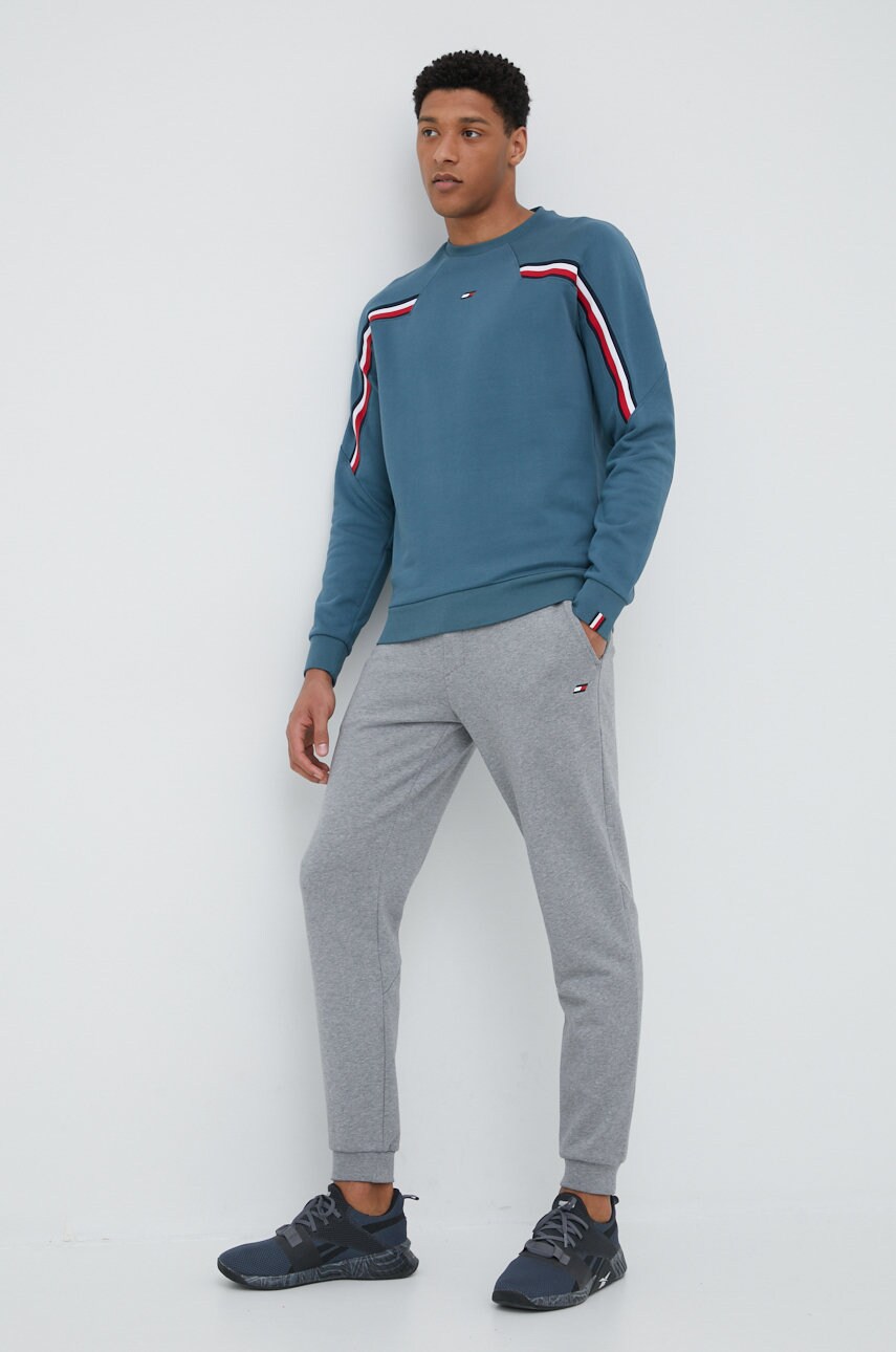 

Хлопковая кофта Tommy Hilfiger мужская с аппликацией