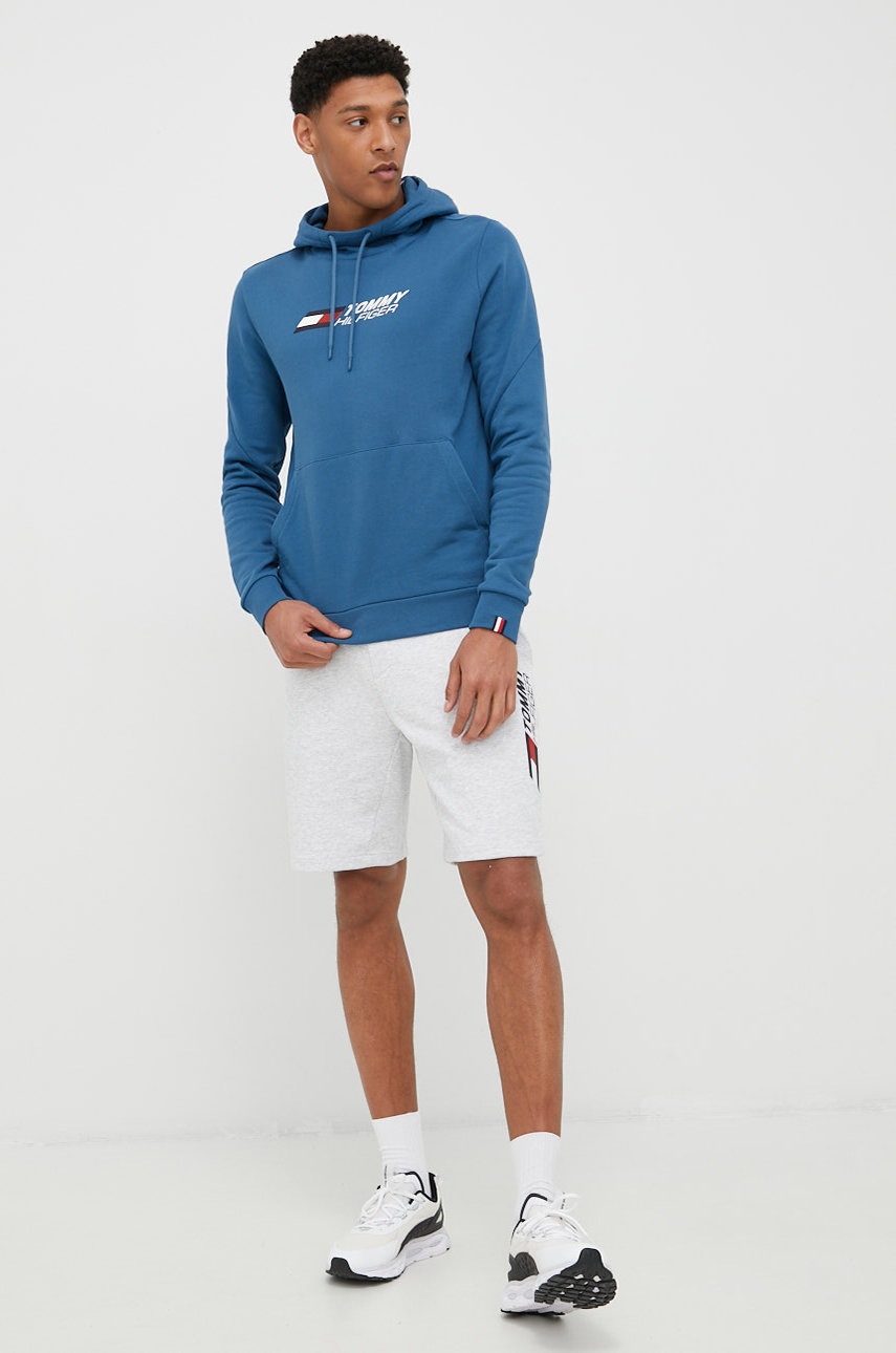 

Хлопковая кофта Tommy Hilfiger мужская с аппликацией