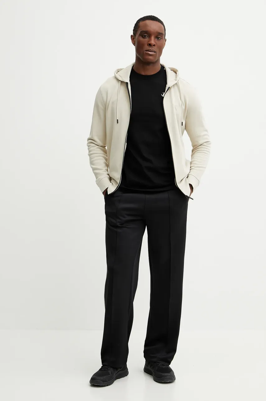 Кофта Guess ALDWIN мужская цвет бежевый с капюшоном однотонная Z2YQ28 KAIJ1 Кофта Guess ALDWIN мужская цвет бежевый с капюшоном однотонная Z2YQ28 KAIJ1