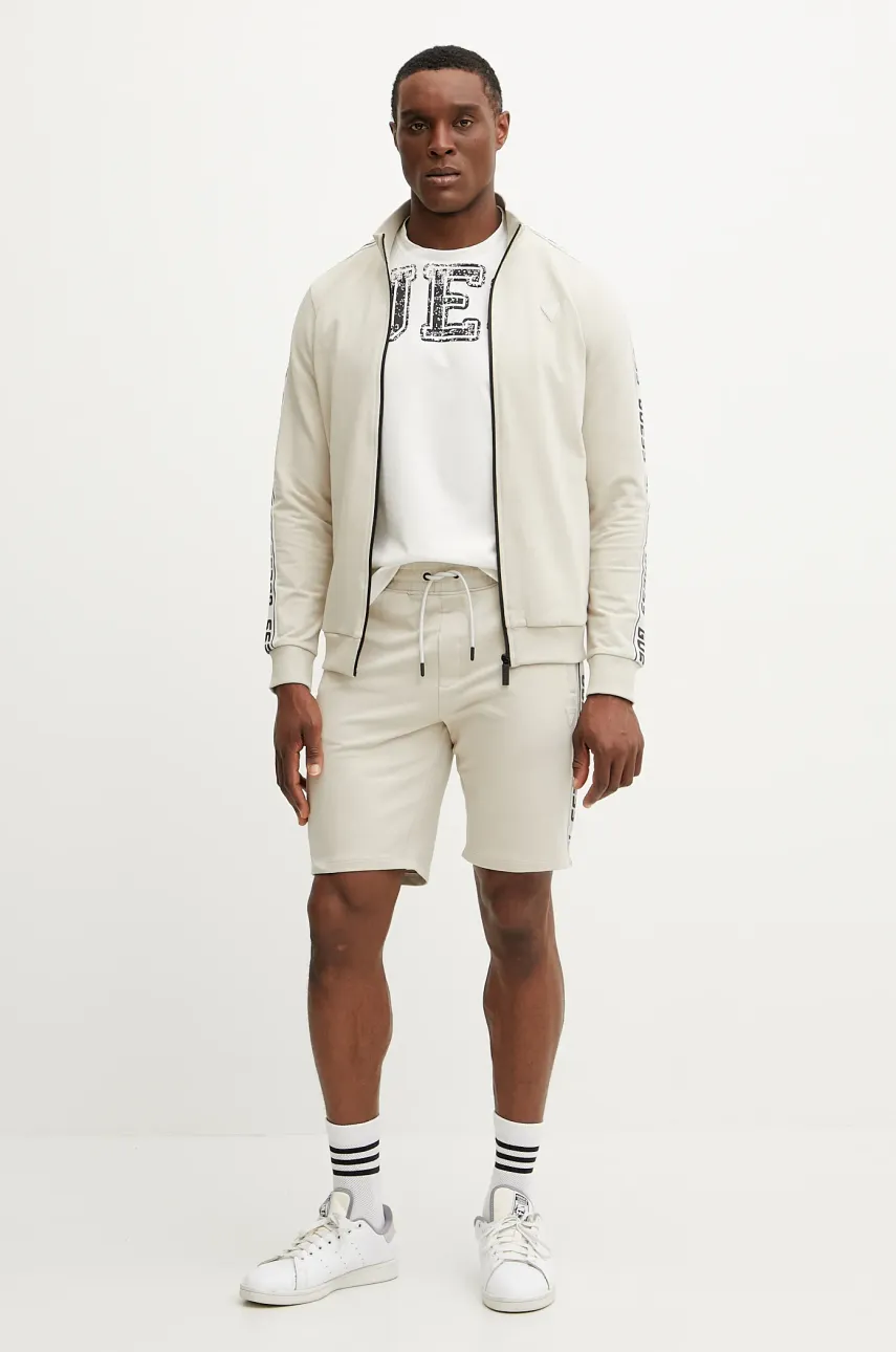 Кофта Guess мужская цвет бежевый с принтом Z2YQ12 K6ZS1 Кофта Guess мужская цвет бежевый с принтом Z2YQ12 K6ZS1