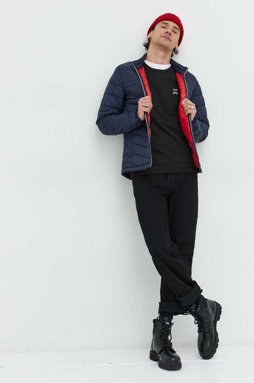 

Кофта Jack & Jones мужская цвет чёрный с принтом
