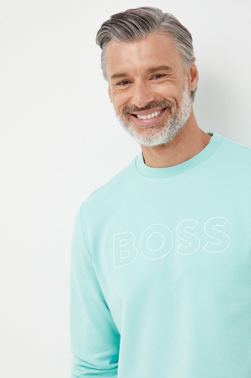 boss-pamut-melegitofelso-boss-casual-zold-ferfi-nyomott-mintas