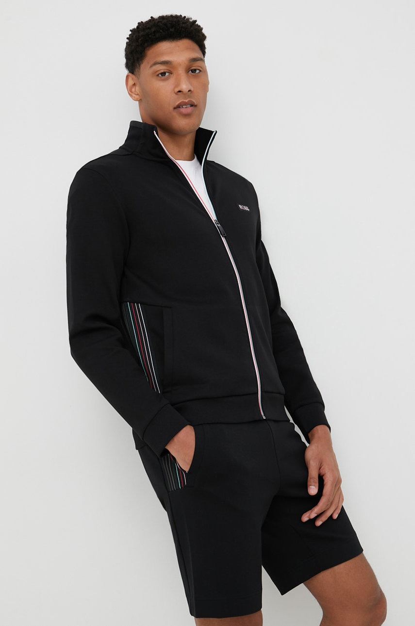 

Суичър BOSS Boss Athleisure в черно с апликация, Черен