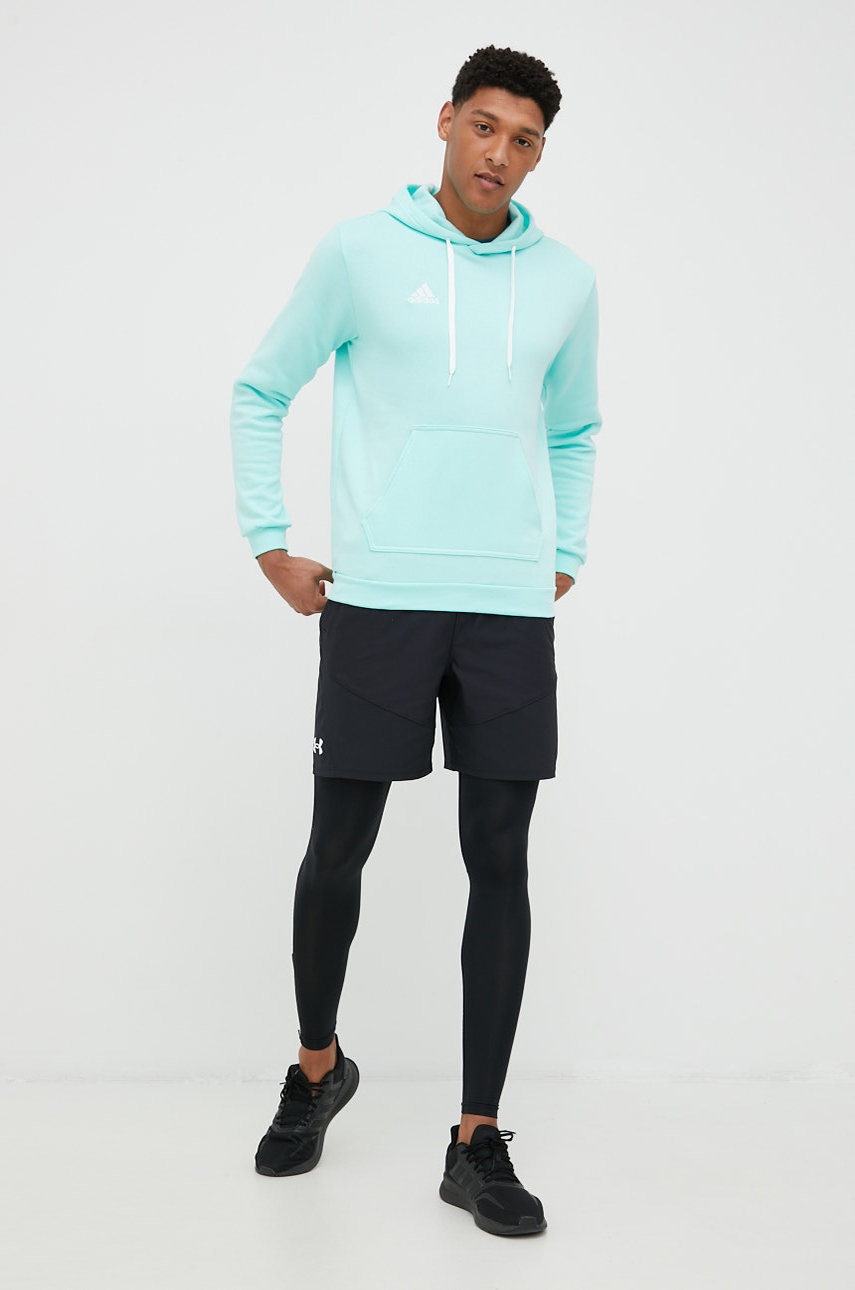 

Спортивная кофта adidas Performance Entrada 22 мужская цвет бирюзовый однотонная