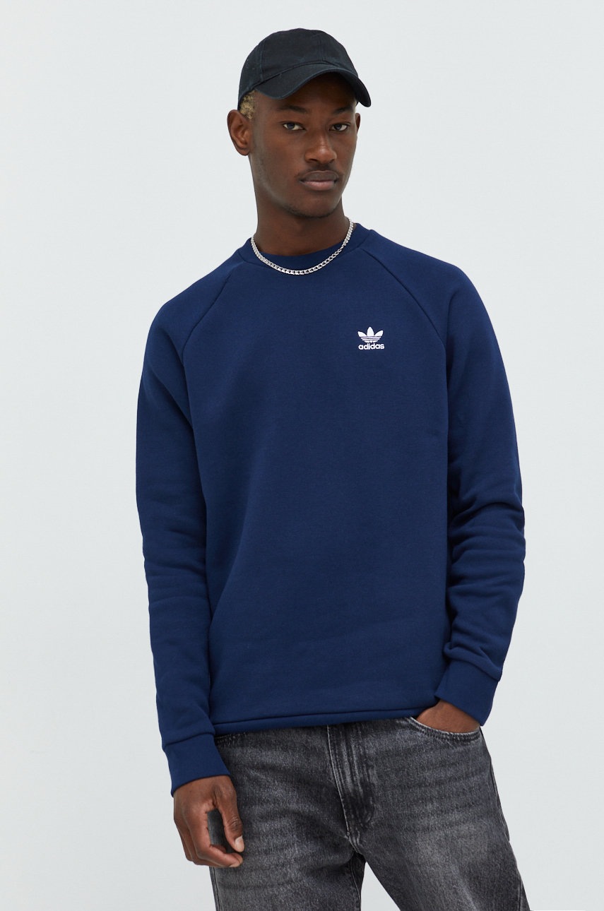 

Кофта adidas Originals чоловіча колір синій однотонна