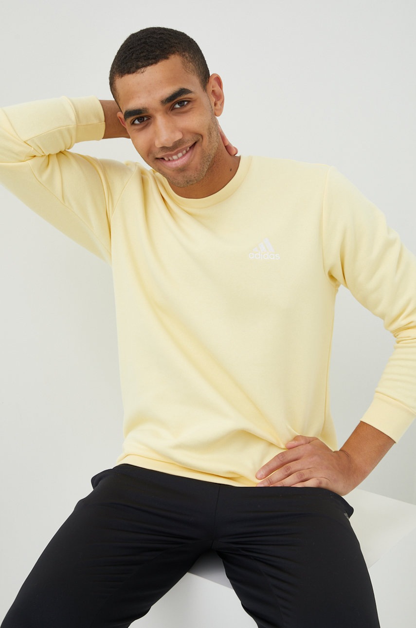 

Суичър adidas Performance в жълто с апликация, Жълт