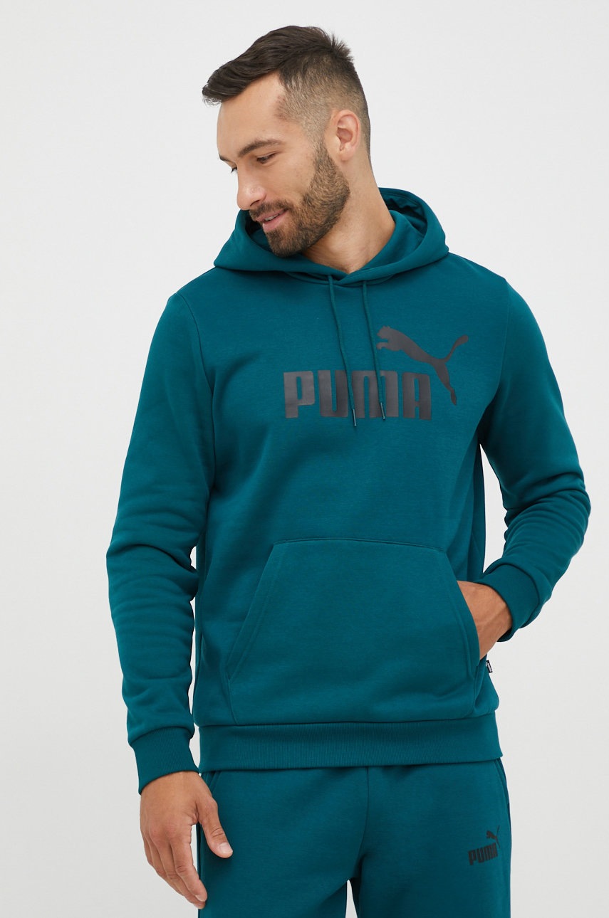 

Суичър Puma в зелено с принт, Зелен