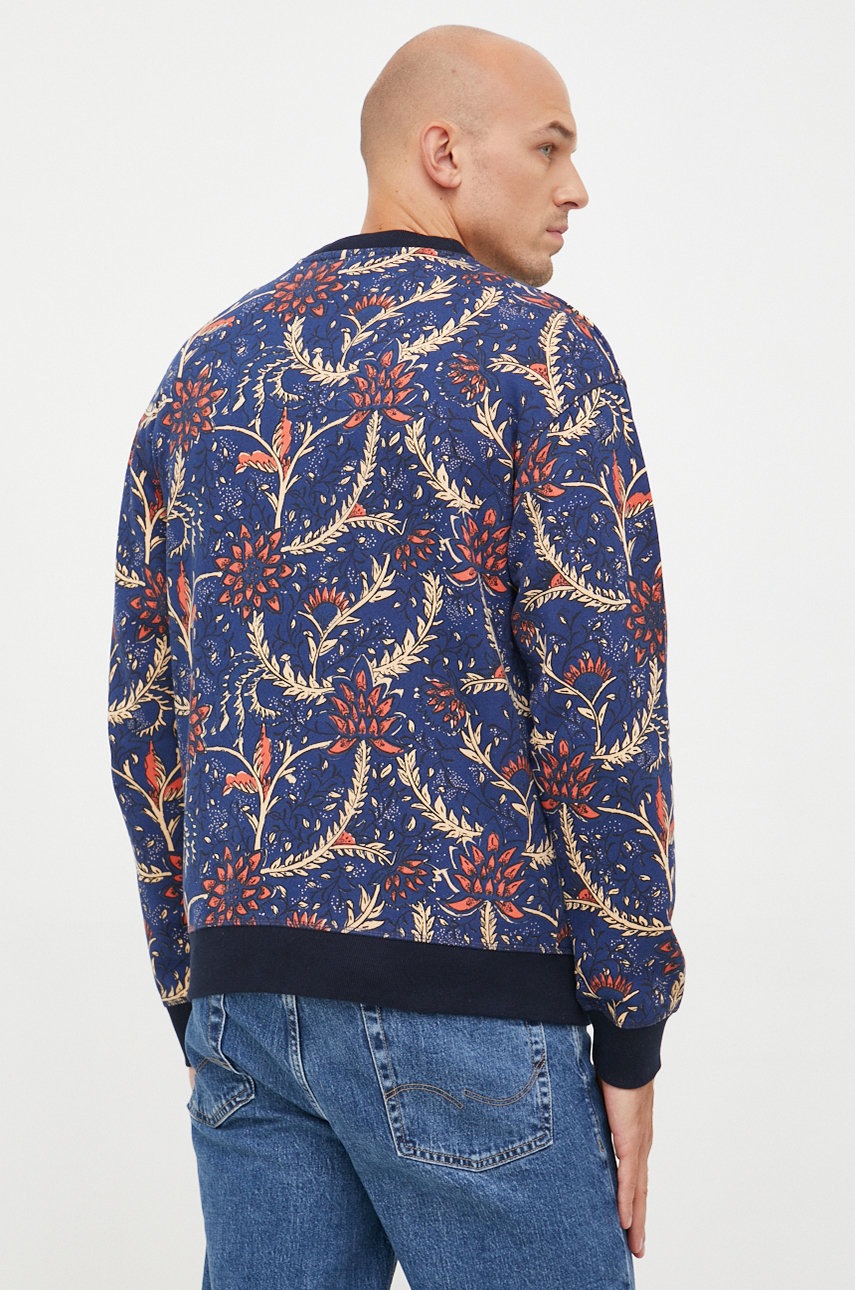 

Хлопковая кофта Scotch & Soda мужская цвет синий узор