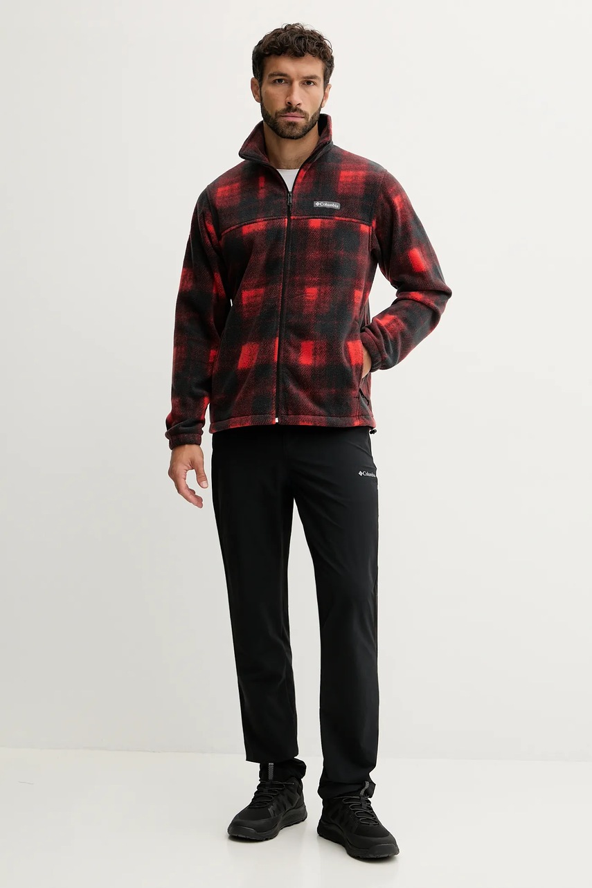 Спортивная кофта Columbia Steens Mtn Print цвет зелёный узор