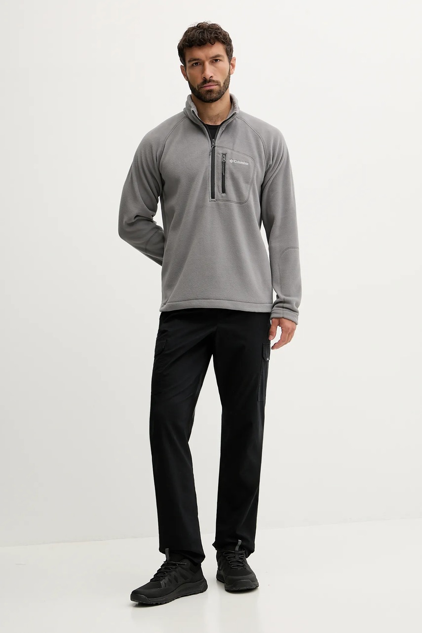 Спортивная кофта Columbia Fast Trek III цвет оранжевый однотонная 1553511