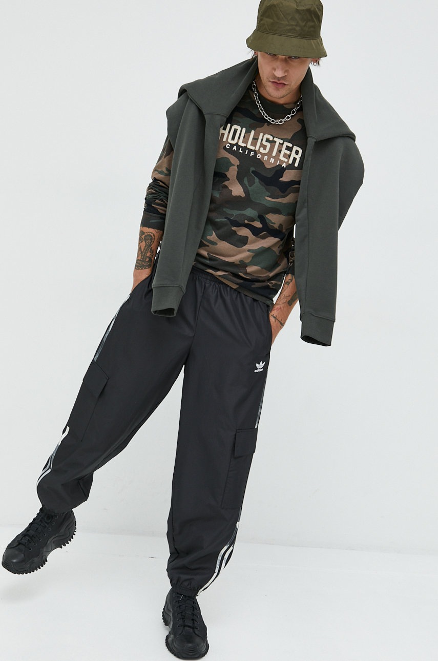 Кофта Dickies мужская цвет зелёный с капюшоном однотонная