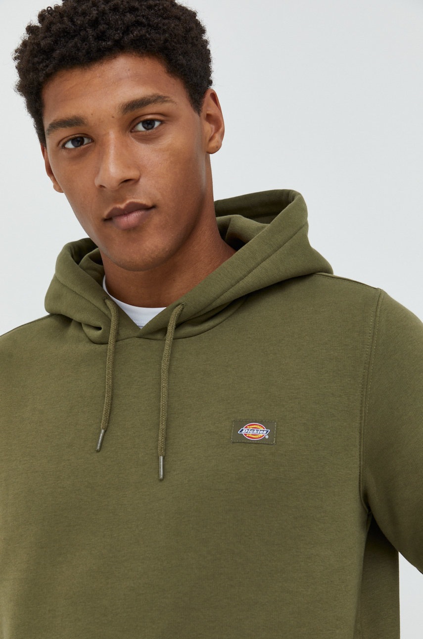 

Суичър Dickies в зелено с изчистен дизайн, Зелен
