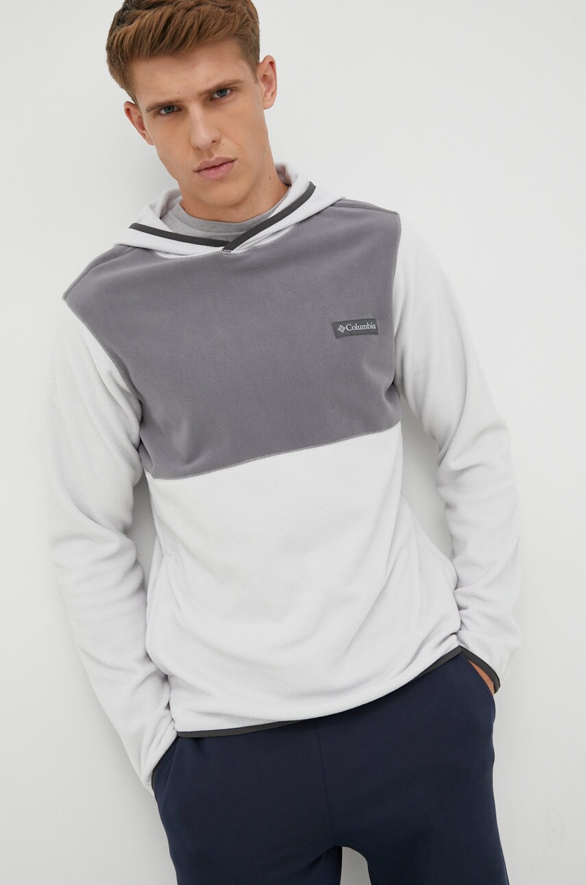 Columbia bluza barbati, culoarea gri, neted