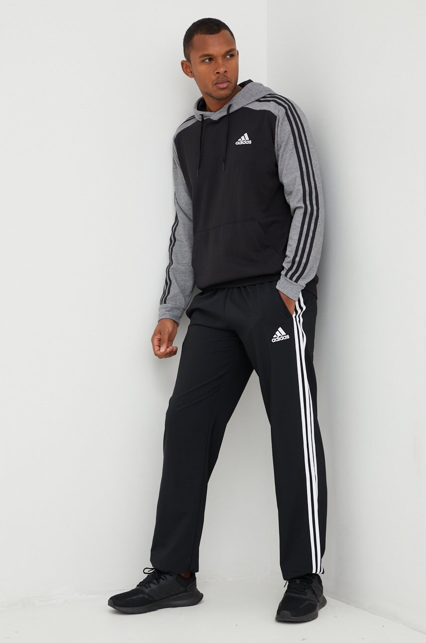 

Кофта adidas мужская цвет чёрный однотонная
