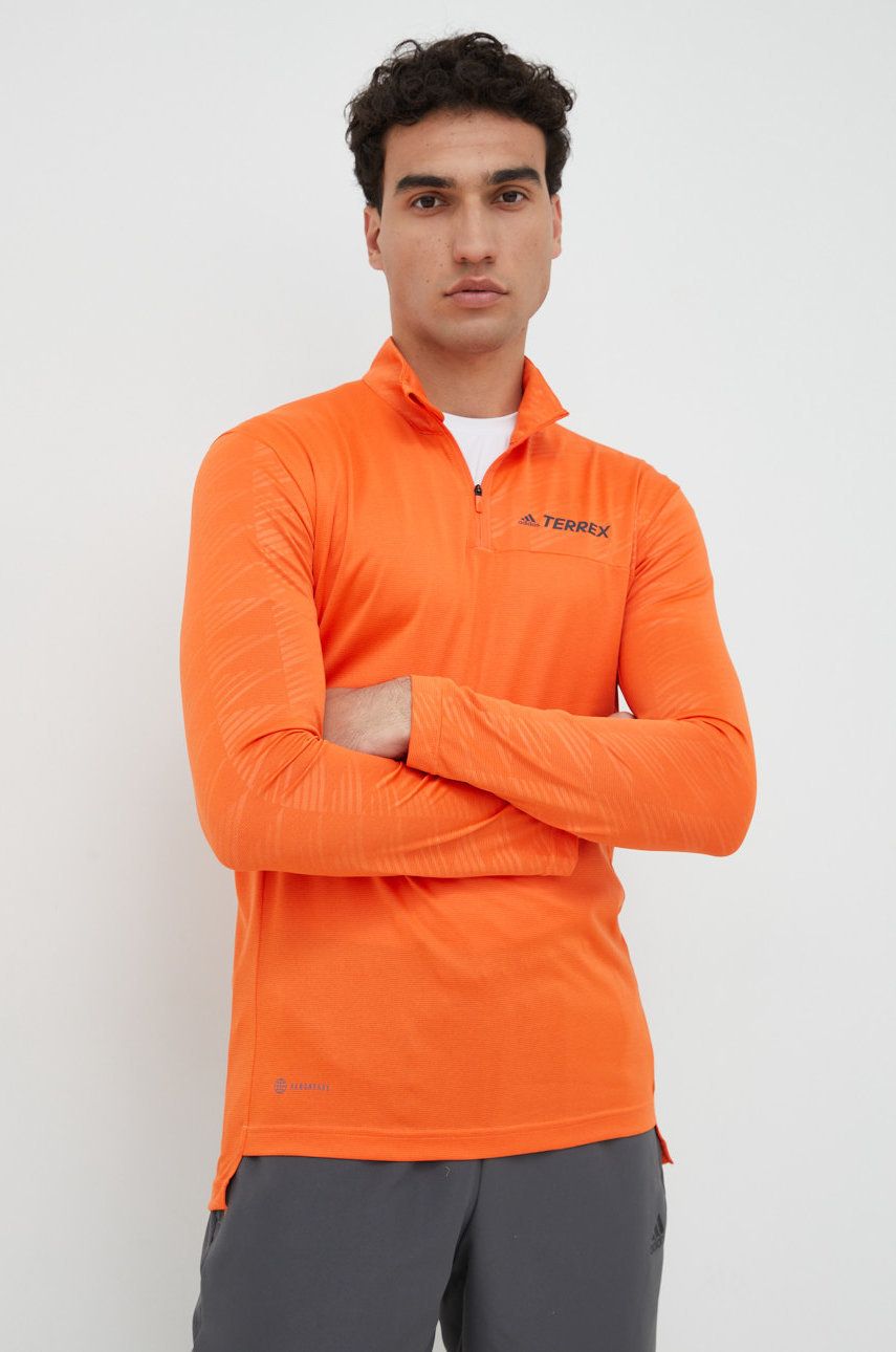 Levně Sportovní mikina adidas TERREX Multi , oranžová barva,