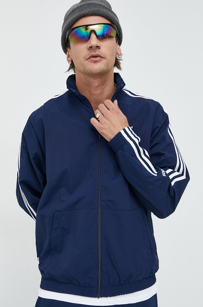 

Куртка adidas Originals чоловіча колір синій перехідна oversize