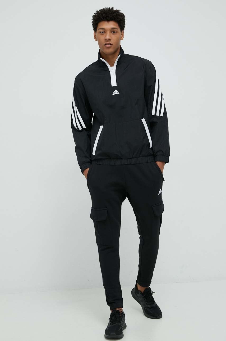 

Куртка adidas Performance мужская цвет чёрный переходная oversize