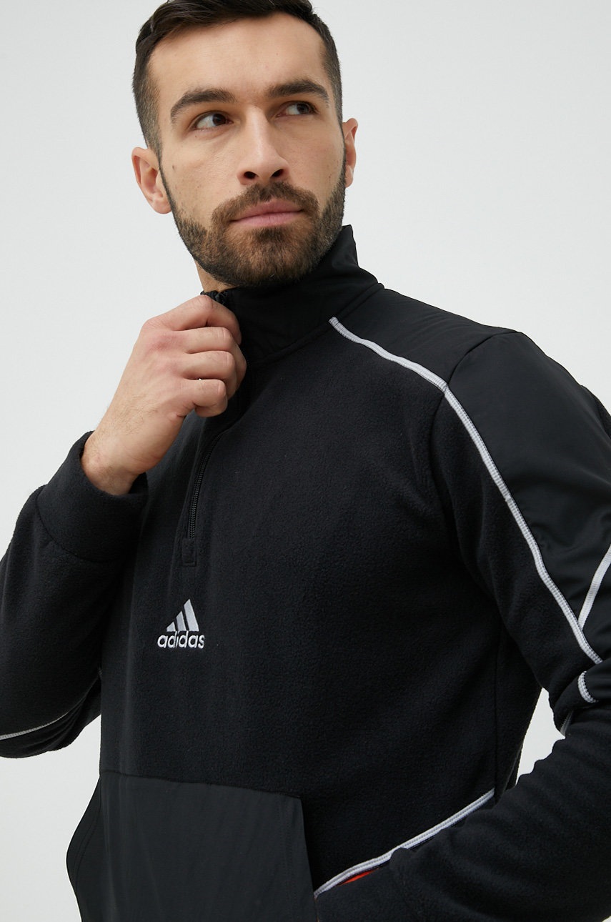 

Суичър adidas Performance в черно с апликация, Черен