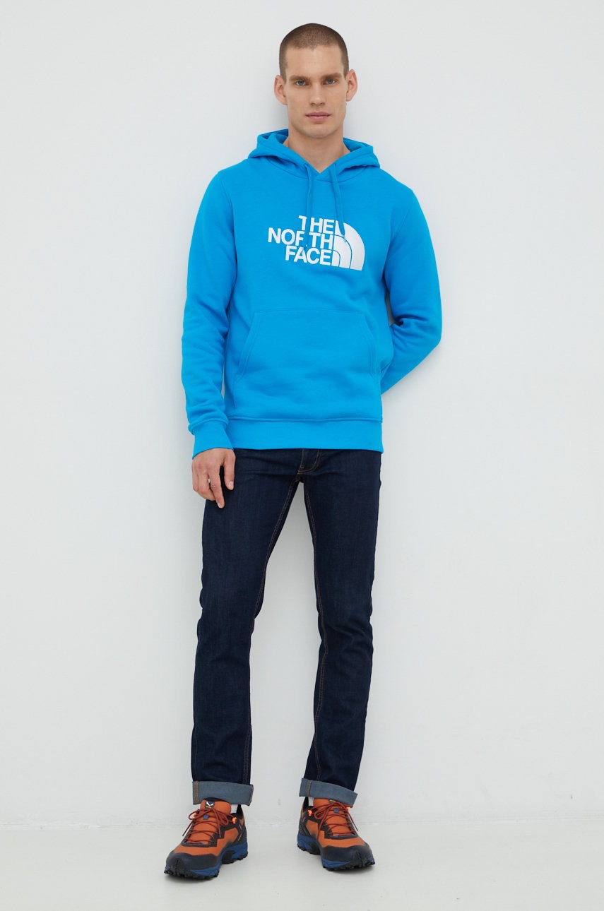 

Бавовняна кофта The North Face чоловіча з принтом