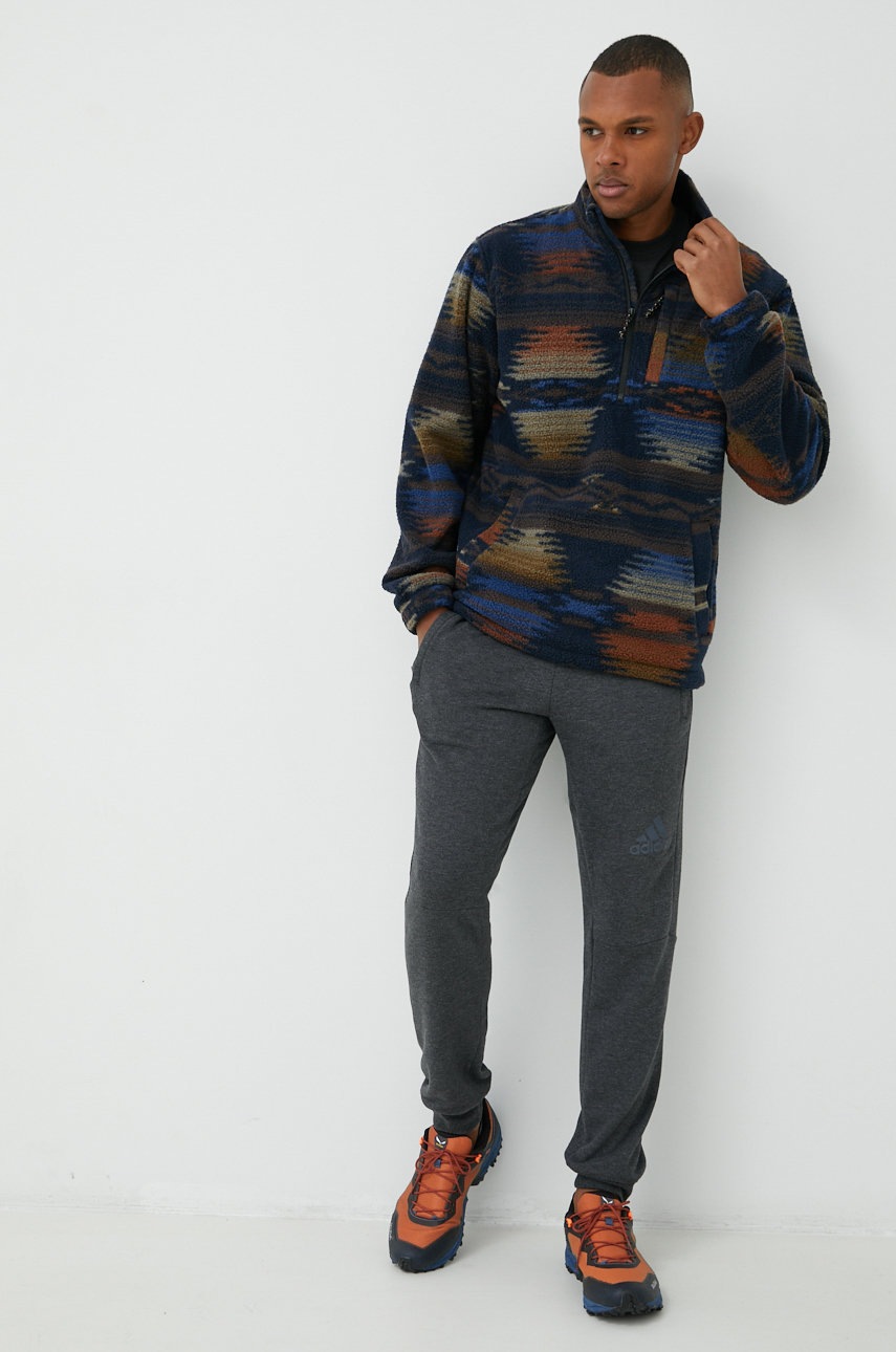 

Кофта Billabong чоловіча колір синій візерунок