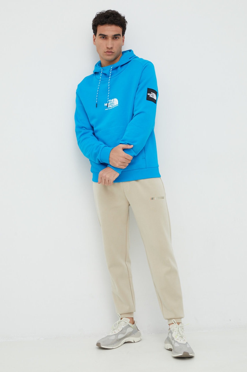 

Бавовняна кофта The North Face чоловіча з принтом