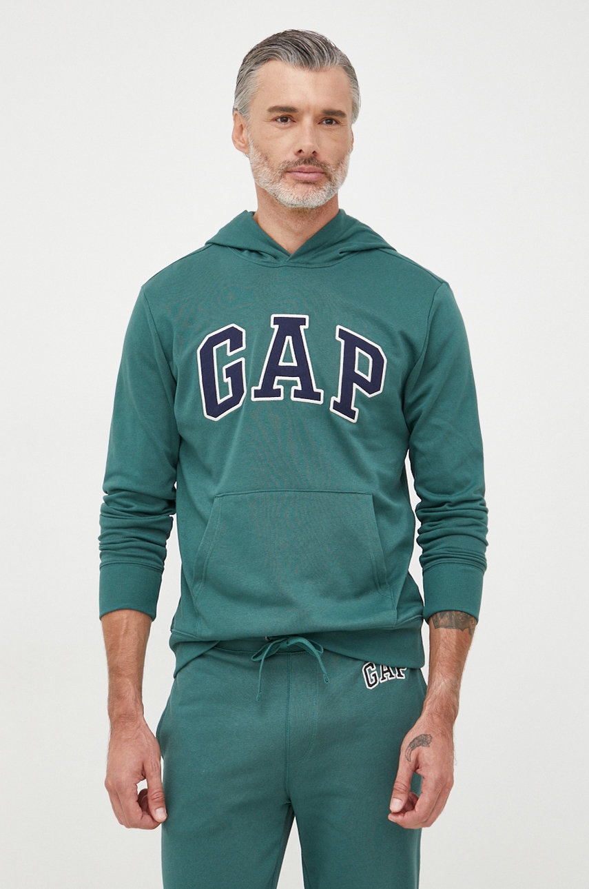 

Суичър GAP в зелено с апликация, Зелен