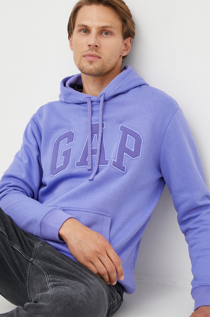 

Суичър GAP в лилаво с апликация, Виолетов
