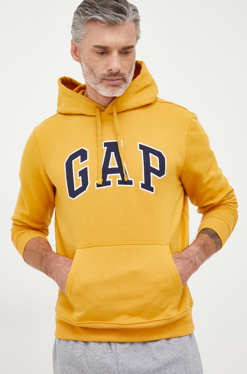 

Суичър GAP в жълто с апликация, Жълт