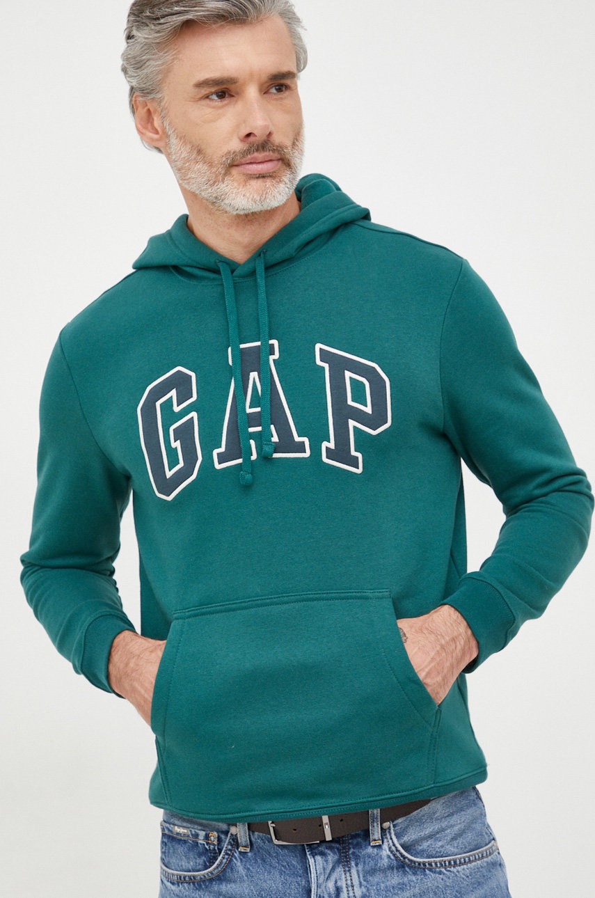 

Суичър GAP в зелено с апликация, Зелен