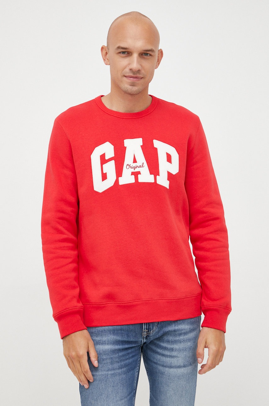 

Суичър GAP в червено с апликация, Червен