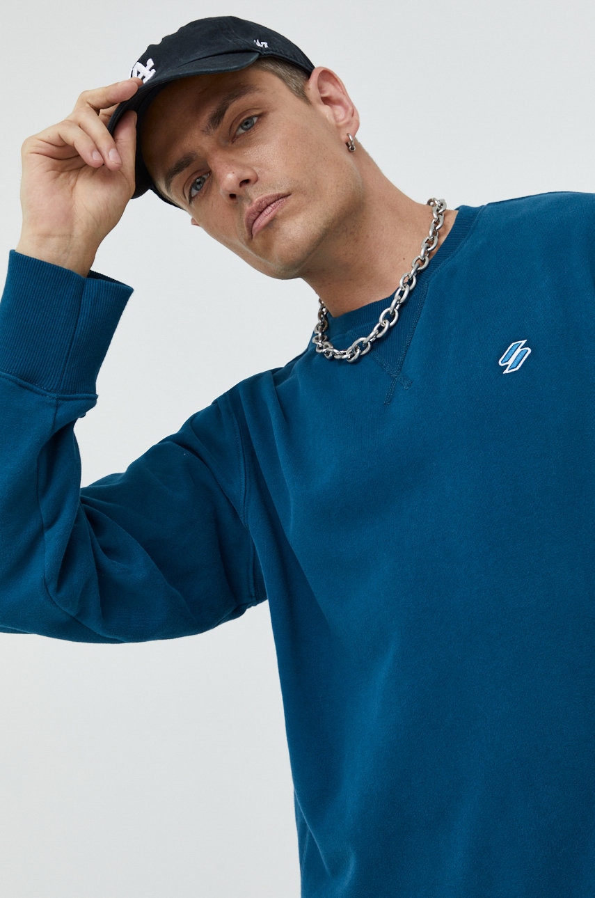 Superdry hanorac de bumbac barbati, , neted