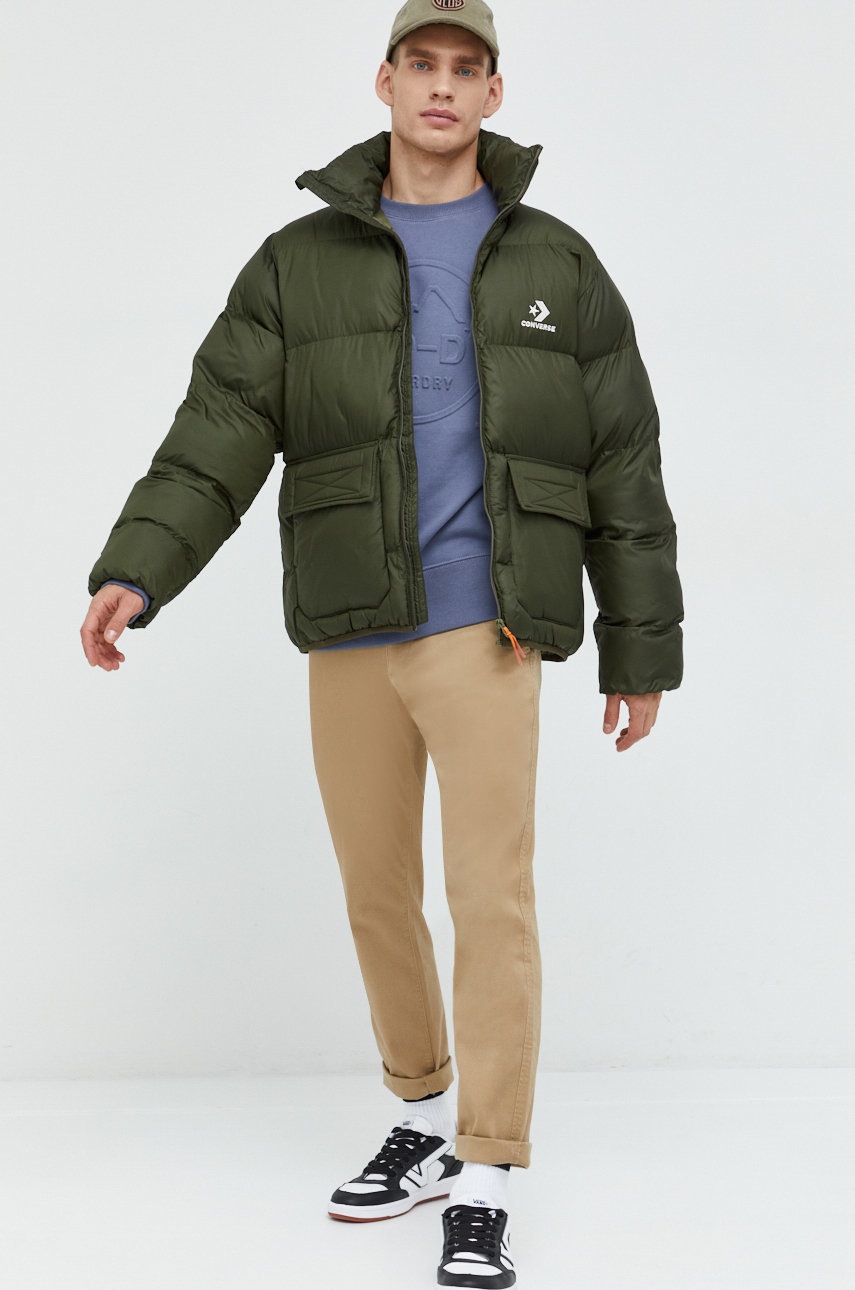 

Хлопковая кофта Superdry мужская с аппликацией