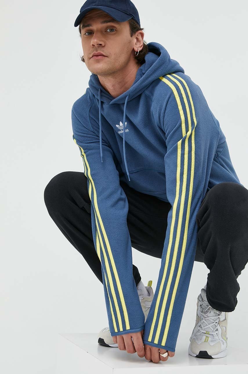 

Суичър adidas Originals с качулка с апликация, Син