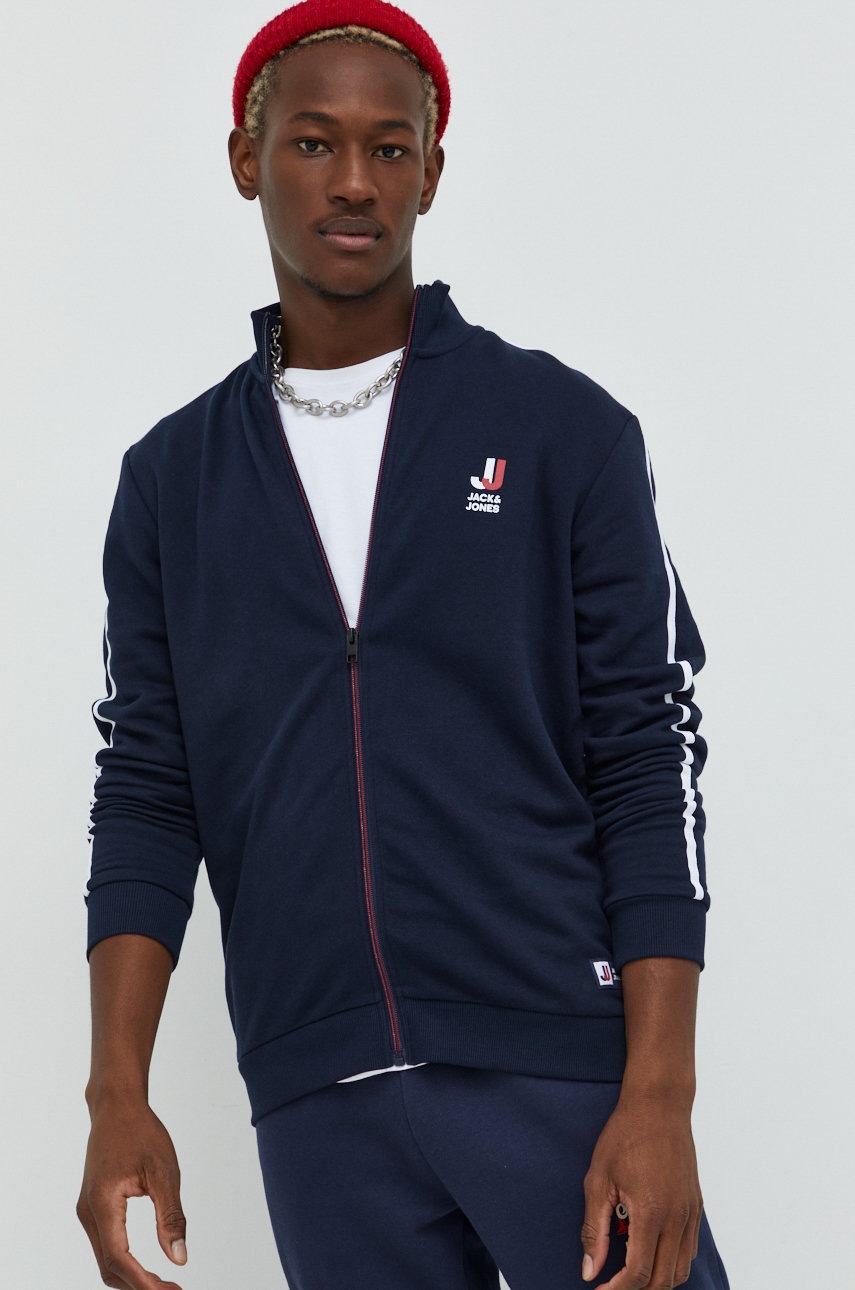 

Суичър Jack & Jones Jcologan в тъмносиньо с апликация, Тъмносин