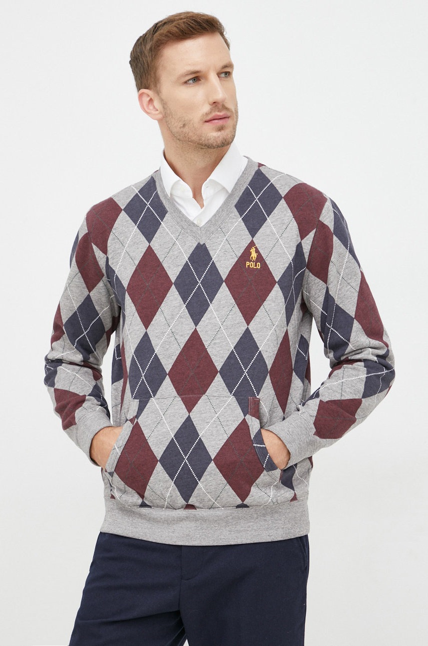 

Суичър Polo Ralph Lauren с десен, Многоцветен