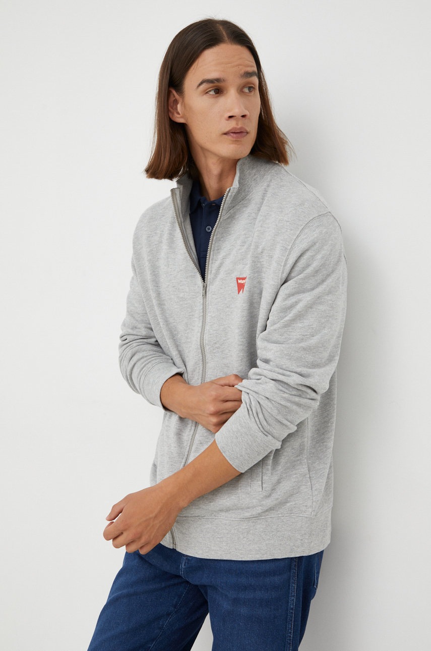 

Кофта Wrangler мужская цвет серый меланж