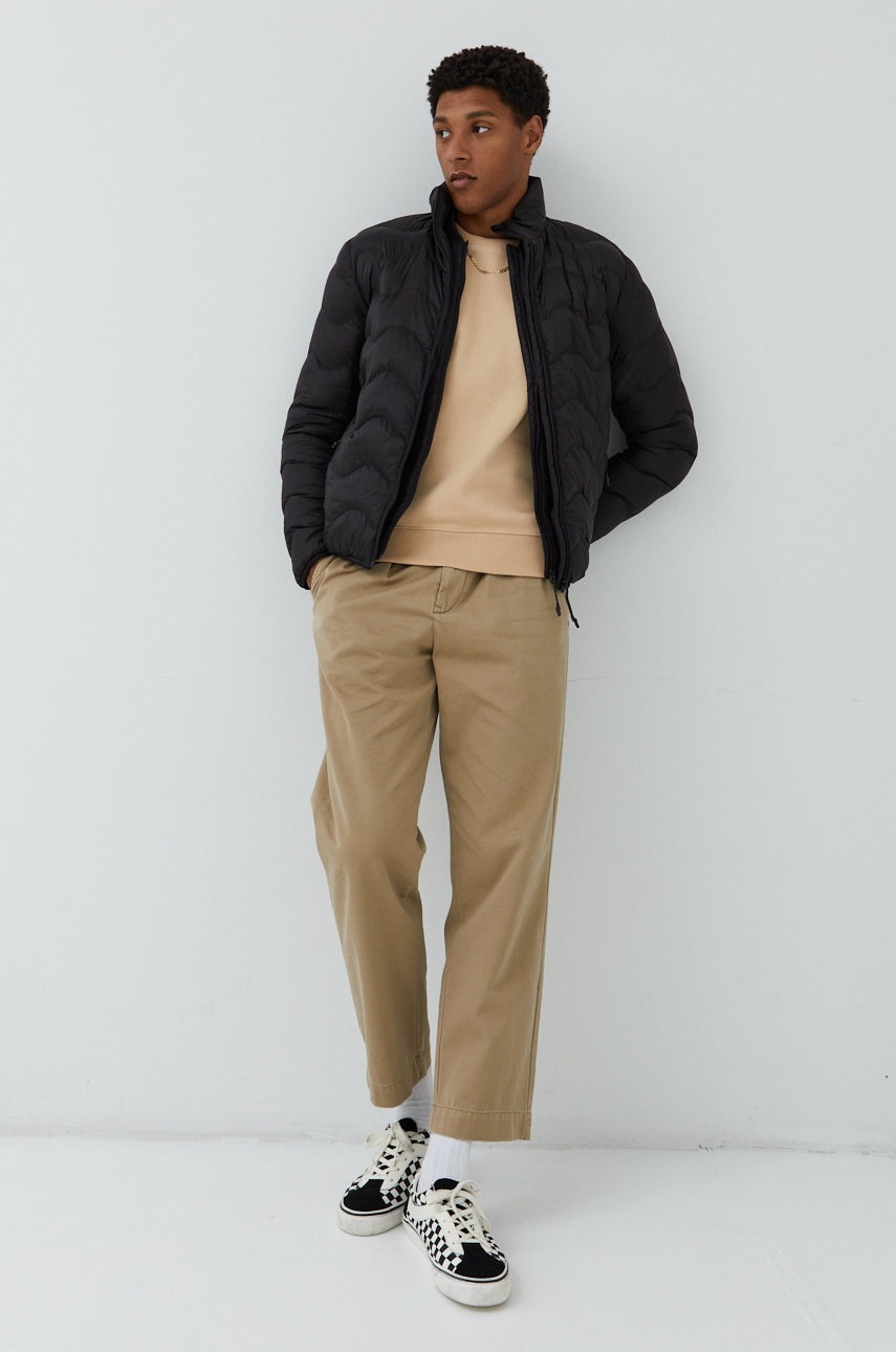 

Кофта Tommy Jeans чоловіча колір бежевий однотонна