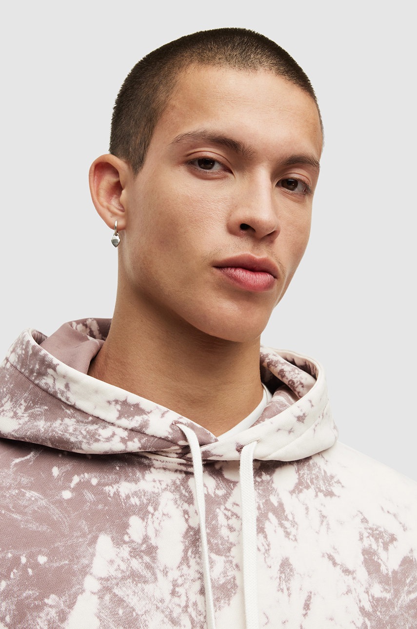 

Бавовняна кофта AllSaints чоловіча візерунок