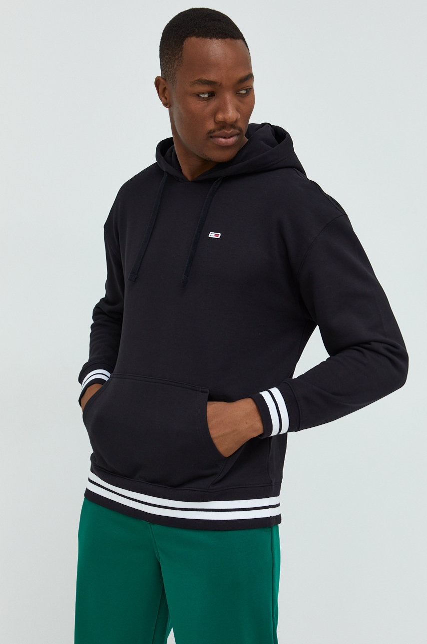 

Кофта Tommy Jeans чоловіча колір чорний візерунок