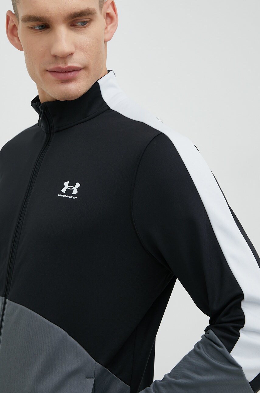 Under armour bluza barbati, culoarea negru, modelator