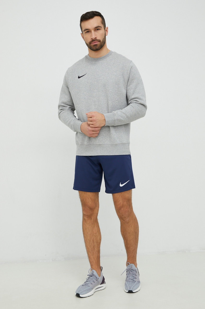 

Кофта Nike чоловіча колір сірий однотонна