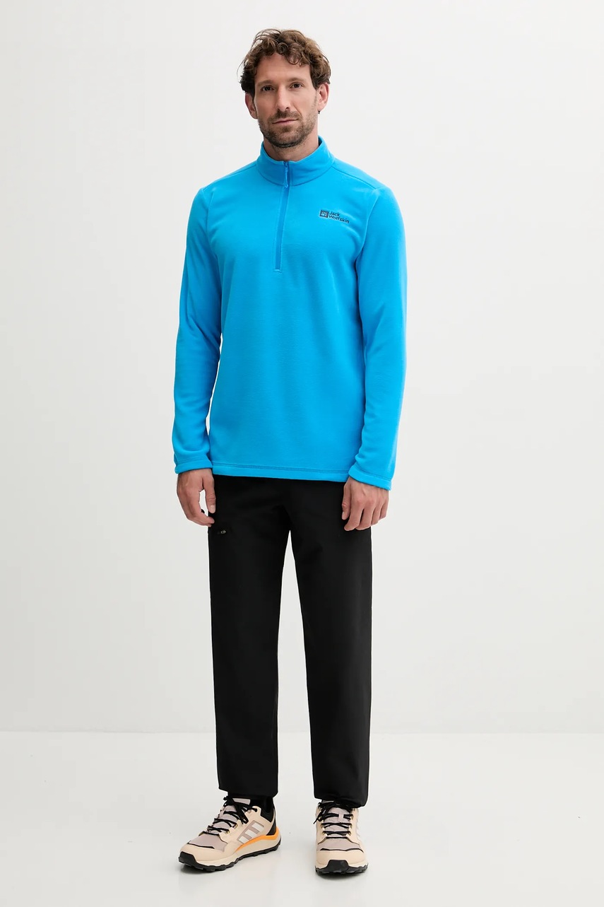 Спортивная кофта Jack Wolfskin Taunus цвет жёлтый однотонная 1709522