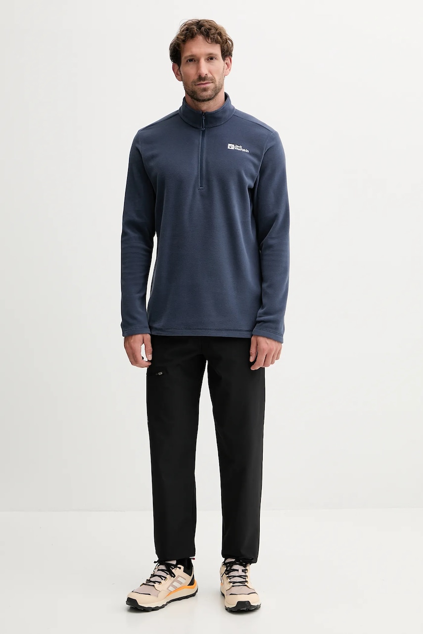 Спортивная кофта Jack Wolfskin Taunus цвет жёлтый однотонная 1709522 Спортивная кофта Jack Wolfskin Taunus цвет жёлтый однотонная 1709522