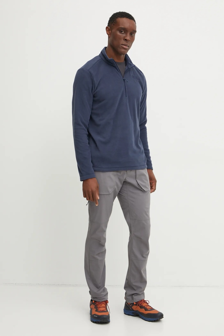 Спортивная кофта Jack Wolfskin Taunus цвет жёлтый однотонная 1709522 Спортивная кофта Jack Wolfskin Taunus цвет жёлтый однотонная 1709522