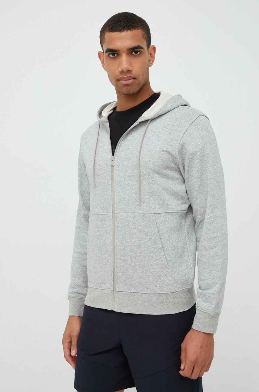 

Суичър Calvin Klein Performance в сиво с изчистен дизайн, Сив